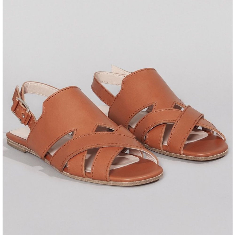 Brown Leather Women's Sandals
